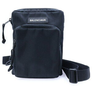 BALENCIAGA Explorer Shoulder Bag Black Nylon None